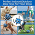 Dog Ropes Toys Soccer Ball with Straps, Interactive Dog Toys for Tug of War, Puppy Birthday Gifts, Dog Tug Toy, Dog Water Toy, Durable Dog Balls f...